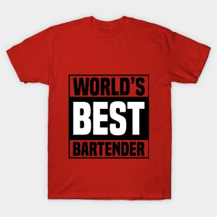 World's Best Bartender T-Shirt